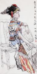 郭山泽作品2013北京上庄美术馆写生09