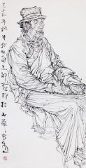 郭山泽作品2015甘南迭部扎尕那写生16
