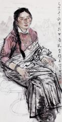 郭山泽作品2015甘南迭部扎尕那写生14