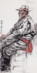 郭山泽作品2015甘南迭部扎尕那写生08