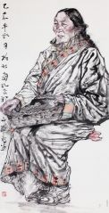 郭山泽作品2015甘南迭部扎尕那写生07