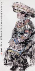 郭山泽作品2016云南昌宁耇街写生20