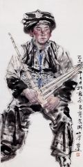 郭山泽作品2016云南昌宁耇街写生16