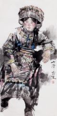 郭山泽作品2016云南昌宁耇街写生12