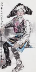 郭山泽作品2016云南昌宁耇街写生10