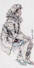 郭山泽作品2016云南昌宁耇街写生09