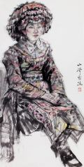 郭山泽作品2016云南昌宁耇街写生05