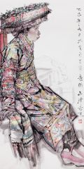 郭山泽作品2016云南昌宁耇街写生03
