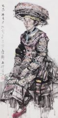 郭山泽作品2016云南昌宁耇街写生02
