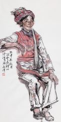 郭山泽作品2016云南剑川沙溪古镇写生18