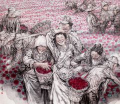 郭山泽作品玫瑰花开