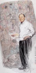 郭山泽作品春蚕百年潘絜兹（优秀奖）