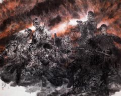 郭山泽作品战士战士