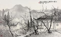 周扬波作品秋园品茗