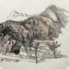 韩敬伟作品蔡树庵写生2