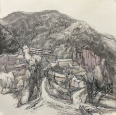 韩敬伟作品蔡树庵写生1