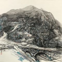 韩敬伟作品蔡树庵写生02