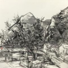 韩敬伟作品蔡树庵写生01
