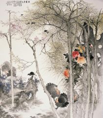周逢俊作品惠园春色