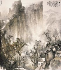 周逢俊作品华山图
