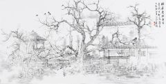 周逢俊作品枯藤老树昏鸦