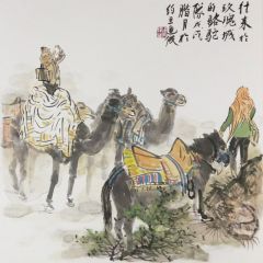 周逢俊作品约旦玫瑰城
