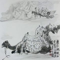 周逢俊作品约旦玫瑰城