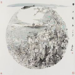 熊红钢作品云上飞鱼