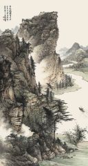 周扬波作品水光敛艳晴方好