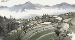 周扬波作品家山春韵