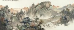 周扬波作品秋山品茗图